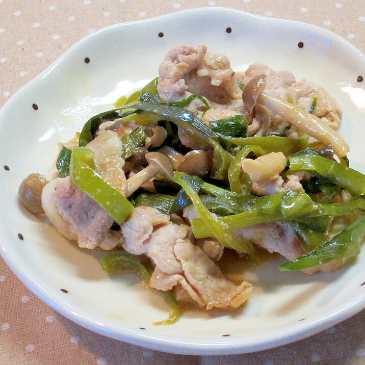 ニラ豚マヨポン風味 冷蔵庫の残り野菜を消費 レシピ 作り方 By ダージリン 楽天レシピ